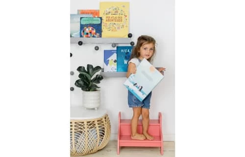 Kindsgut Accessoires De Salle De Bain Enfant Marchepied Enfant En Bois Vieux Rose 6 Kindsgut Accessoires De Salle De Bain Enfant Marchepied Enfant En Bois Vieux Rose – Image 4