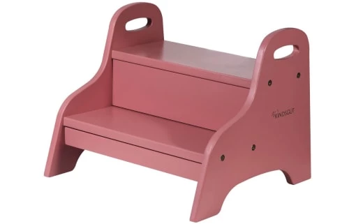 Kindsgut Accessoires De Salle De Bain Enfant Marchepied Enfant En Bois Vieux Rose 3 Kindsgut Accessoires De Salle De Bain Enfant Marchepied Enfant En Bois Vieux Rose
