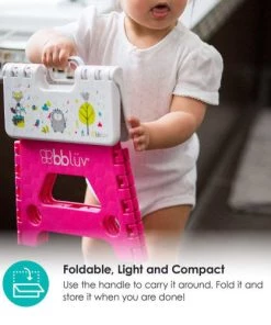 BBluv Accessoires De Salle De Bain Enfant Marchepied Enfant Pliant -Coussins enfant Soldes 2022 marchepied enfant pliant 2