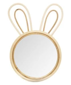 Decoratie Miroirs Enfant Miroir Bambou D20cm