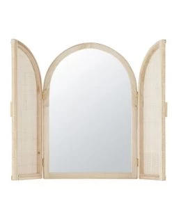 Maisons Du Monde Miroirs Enfant Miroir Persiennes En Cannage Beige 48x71