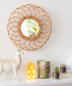 Maisons Du Monde Miroirs Enfant Miroir Rond En Rotin D34