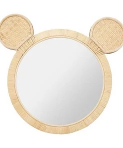 Decoratie Miroirs Enfant Miroir Rotin Souris