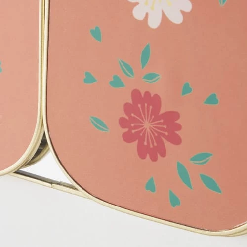 Maisons Du Monde Miroirs Enfant Miroir Triptyque à Suspendre Motif Floral Multicolore 20x20 5 Maisons Du Monde Miroirs Enfant Miroir Triptyque à Suspendre Motif Floral Multicolore 20x20 – Image 3