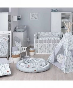 Sevira Kids Coussins Enfant Oreiller Coussin Plat Réversible , Eucalyptus -Coussins enfant Soldes 2022 oreiller coussin plat reversible eucalyptus 2