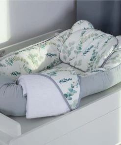 Sevira Kids Coussins Enfant Oreiller Coussin Plat Réversible , Eucalyptus -Coussins enfant Soldes 2022 oreiller coussin plat reversible eucalyptus 3