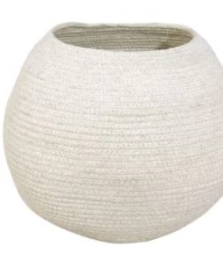 Lorena Canals Boîtes Et Paniers De Rangements Enfant Panier Boule Coton Ivoire 30xØ30