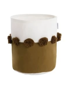 ToddleKind Boîtes Et Paniers De Rangements Enfant Panier De Rangement 100 % Coton Or 22x25cm