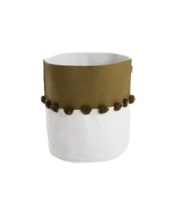 ToddleKind Boîtes Et Paniers De Rangements Enfant Panier De Rangement 100 % Coton Or 37x40cm