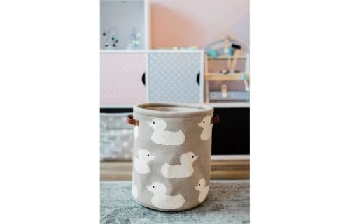Kindsgut Boîtes Et Paniers De Rangements Enfant Panier De Rangement En Coton Beige 4 Kindsgut Boîtes Et Paniers De Rangements Enfant Panier De Rangement En Coton Beige – Image 2