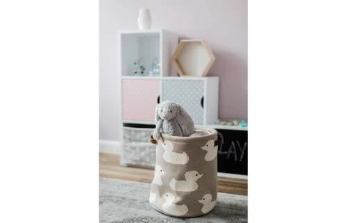 Kindsgut Boîtes Et Paniers De Rangements Enfant Panier De Rangement En Coton Beige 5 Kindsgut Boîtes Et Paniers De Rangements Enfant Panier De Rangement En Coton Beige – Image 3