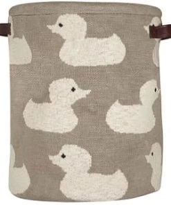 Kindsgut Boîtes Et Paniers De Rangements Enfant Panier De Rangement En Coton Beige