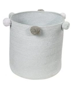 Lorena Canals Boîtes Et Paniers De Rangements Enfant Panier De Rangement En Coton Gris -Coussins enfant Soldes 2022 panier de rangement en coton bleu