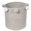 Lorena Canals Boîtes Et Paniers De Rangements Enfant Panier De Rangement En Coton Gris -Coussins enfant Soldes 2022 panier de rangement en coton gris