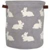 Kindsgut Boîtes Et Paniers De Rangements Enfant Panier De Rangement En Coton Gris -Coussins enfant Soldes 2022 panier de rangement en coton gris 6