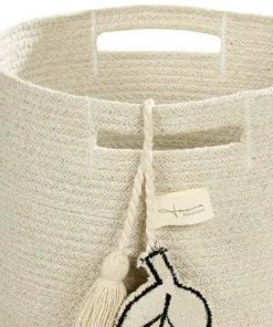 Lorena Canals Boîtes Et Paniers De Rangements Enfant Panier De Rangement En Coton Naturel (30 X 30 Cm) -Coussins enfant Soldes 2022 panier de rangement en coton naturel 30 x 30 cm 3