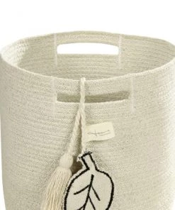Lorena Canals Boîtes Et Paniers De Rangements Enfant Panier De Rangement En Coton Naturel (30 X 30 Cm) -Coussins enfant Soldes 2022 panier de rangement en coton naturel 30 x 30 cm 4