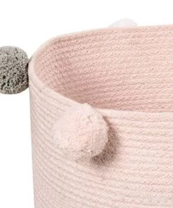 Lorena Canals Boîtes Et Paniers De Rangements Enfant Panier De Rangement En Coton Rose -Coussins enfant Soldes 2022 panier de rangement en coton rose 4