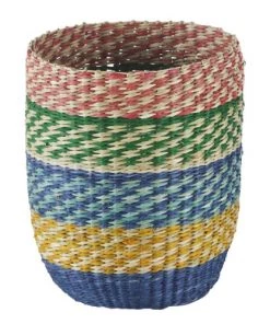 Maisons Du Monde Boîtes Et Paniers De Rangements Enfant Panier De Rangement En Jonc De Mer Multicolore