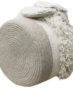 Lorena Canals Boîtes Et Paniers De Rangements Enfant Panier De Rangement En Laine Mouton (30 X 27 Cm) -Coussins enfant Soldes 2022 panier de rangement en laine mouton 30 x 27 cm 1