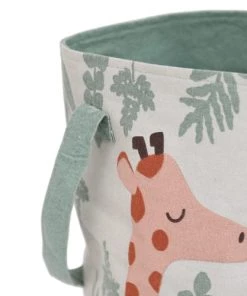 Nattiot Boîtes Et Paniers De Rangements Enfant Panier De Rangement Girafe Nisü (30 X 40 Cm) -Coussins enfant Soldes 2022 panier de rangement girafe nisue 30 x 40 cm 2