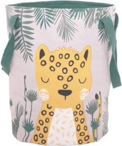 Nattiot Boîtes Et Paniers De Rangements Enfant Panier De Rangement Léopard Sören (30 X 40 Cm)