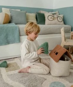 Lorena Canals Boîtes Et Paniers De Rangements Enfant Panier De Rangement Maison Toffee (22 X 22 X 34 Cm) -Coussins enfant Soldes 2022 panier de rangement maison toffee 22 x 22 x 34 cm 3