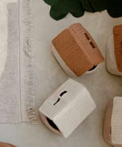 Lorena Canals Boîtes Et Paniers De Rangements Enfant Panier De Rangement Maison Toffee (22 X 22 X 34 Cm) -Coussins enfant Soldes 2022 panier de rangement maison toffee 22 x 22 x 34 cm 5