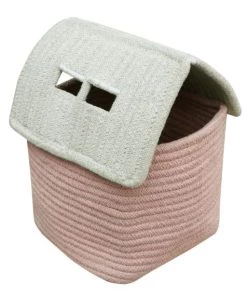 Lorena Canals Boîtes Et Paniers De Rangements Enfant Panier De Rangement Maison Vintage Nude (22 X 22 X 34 Cm)