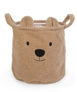 Childhome Boîtes Et Paniers De Rangements Enfant Panier De Rangement Teddy Beige (30 X 30 Cm)