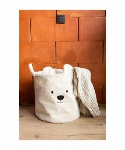 Childhome Boîtes Et Paniers De Rangements Enfant Panier De Rangement Teddy écru (30 X 30 Cm) -Coussins enfant Soldes 2022 panier de rangement teddy ecru 30 x 30 cm 2