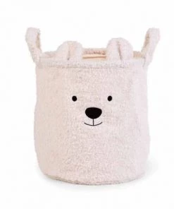 Childhome Boîtes Et Paniers De Rangements Enfant Panier De Rangement Teddy écru (30 X 30 Cm)