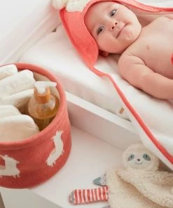 Coussins enfant Soldes 2022 -Coussins enfant Soldes 2022 panier de toilette corail lama sacha 22 cm 1