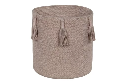 Lorena Canals Boîtes Et Paniers De Rangements Enfant Panier En Coton Beige Ø30x30 3 Lorena Canals Boîtes Et Paniers De Rangements Enfant Panier En Coton Beige Ø30x30