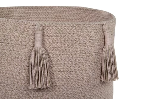 Lorena Canals Boîtes Et Paniers De Rangements Enfant Panier En Coton Beige Ø30x30 5 Lorena Canals Boîtes Et Paniers De Rangements Enfant Panier En Coton Beige Ø30x30 – Image 3
