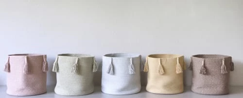 Lorena Canals Boîtes Et Paniers De Rangements Enfant Panier En Coton Beige Ø30x30 8 Lorena Canals Boîtes Et Paniers De Rangements Enfant Panier En Coton Beige Ø30x30 – Image 6