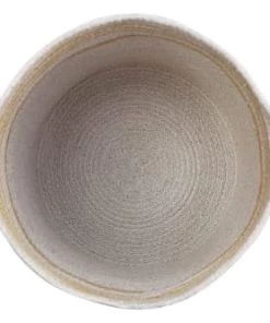 Lorena Canals Boîtes Et Paniers De Rangements Enfant Panier En Coton Beige Ø30x30 -Coussins enfant Soldes 2022 panier en coton beige oe30x30 3