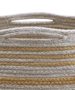 Lorena Canals Boîtes Et Paniers De Rangements Enfant Panier En Coton Beige Ø30x30 -Coussins enfant Soldes 2022 panier en coton beige oe30x30 4