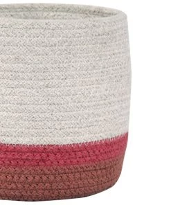 Lorena Canals Boîtes Et Paniers De Rangements Enfant Panier En Coton Blanc 15xØ15 -Coussins enfant Soldes 2022 panier en coton blanc 15xoe15 2