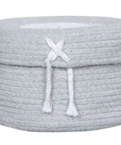 Lorena Canals Boîtes Et Paniers De Rangements Enfant Panier En Coton Bleu 13xØ20