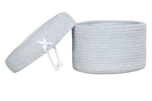 Lorena Canals Boîtes Et Paniers De Rangements Enfant Panier En Coton Bleu 13xØ20 7 Lorena Canals Boîtes Et Paniers De Rangements Enfant Panier En Coton Bleu 13xØ20 – Image 5