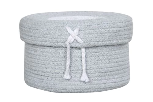 Lorena Canals Boîtes Et Paniers De Rangements Enfant Panier En Coton Bleu 13xØ20 3 Lorena Canals Boîtes Et Paniers De Rangements Enfant Panier En Coton Bleu 13xØ20