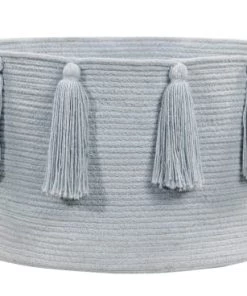 Lorena Canals Boîtes Et Paniers De Rangements Enfant Panier En Coton Bleu 30xØ45