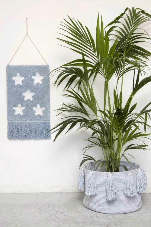 Lorena Canals Boîtes Et Paniers De Rangements Enfant Panier En Coton Bleu 30xØ45 8 Lorena Canals Boîtes Et Paniers De Rangements Enfant Panier En Coton Bleu 30xØ45 – Image 6