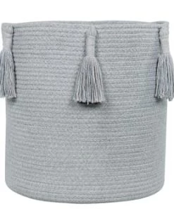 Lorena Canals Boîtes Et Paniers De Rangements Enfant Panier En Coton Bleu Ø30x30