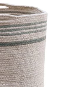 Lorena Canals Boîtes Et Paniers De Rangements Enfant Panier En Coton Bleu Ø30x30 -Coussins enfant Soldes 2022 panier en coton bleu oe30x30 8