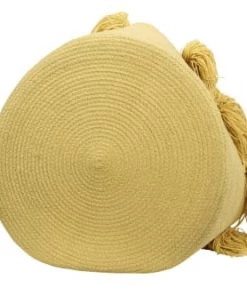 Coussins enfant Soldes 2022 -Coussins enfant Soldes 2022 panier en coton jaune 30xoe45 1