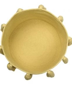 Lorena Canals Boîtes Et Paniers De Rangements Enfant Panier En Coton Jaune 30xØ45 -Coussins enfant Soldes 2022 panier en coton jaune 30xoe45 3