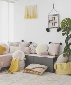 Lorena Canals Boîtes Et Paniers De Rangements Enfant Panier En Coton Jaune 30xØ45 -Coussins enfant Soldes 2022 panier en coton jaune 30xoe45 5