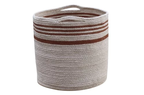 Lorena Canals Boîtes Et Paniers De Rangements Enfant Panier En Coton Marron Ø30x30 3 Lorena Canals Boîtes Et Paniers De Rangements Enfant Panier En Coton Marron Ø30x30